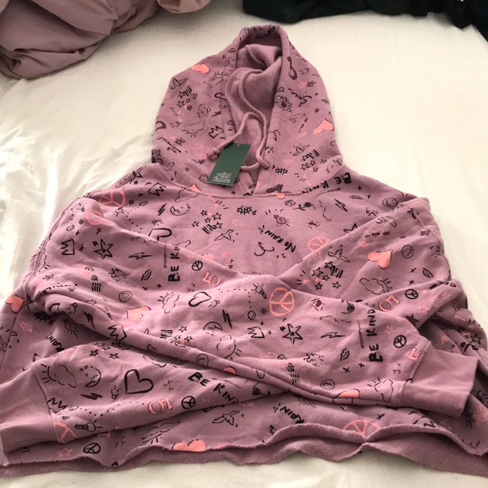 Wild fable L in kids cropped hoodie